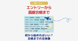 CA受験の全体ロードマップを解説するガイド記事